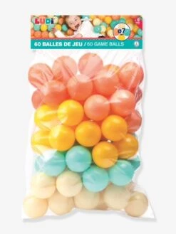 60 Balles De Jeu LUDI Multicolore - Ludi 13 60 Balles De Jeu LUDI Multicolore - Ludi -Produits Pour Bébé 60 balles de jeu ludi 5