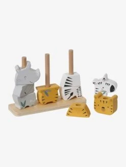 Animaux à Empiler Jungle En Bois FSC® Multicolore - Jungle - Vertbaudet -Produits Pour Bébé animaux a empiler jungle en bois fsc 3