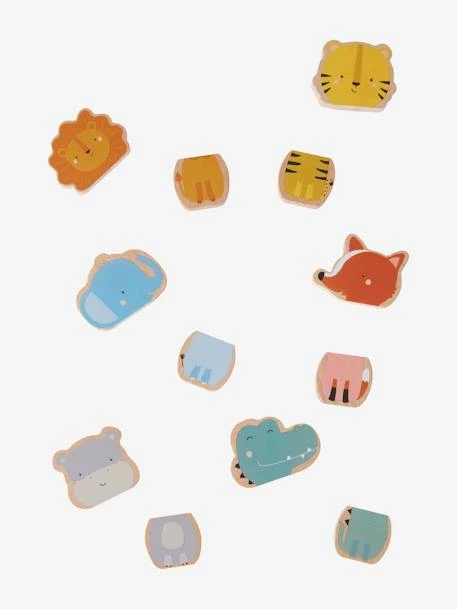 Animaux Magnétiques à Assembler En Bois FSC® Multicolore - Vertbaudet 6 Animaux Magnétiques à Assembler En Bois FSC® Multicolore - Vertbaudet – Image 4