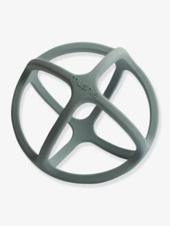 Balle De Dentition En Silicone - MUSHIE Bleu - Mushie -Produits Pour Bébé balle de dentition en silicone mushie 2