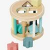 Boîte à Formes Cylindre En Bois FSC® Multicolore - Vertbaudet -Produits Pour Bébé boite a formes cylindre en bois fsc