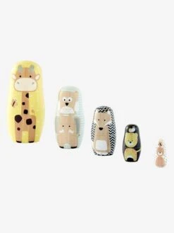 Boites Gigognes Animaux En Bois Multicolore - Vertbaudet -Produits Pour Bébé boites gigognes animaux en bois 3