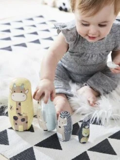 Boites Gigognes Animaux En Bois Multicolore - Vertbaudet -Produits Pour Bébé boites gigognes animaux en bois 4