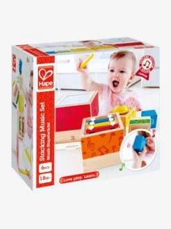 Boîtes Gigognes Musicales HAPE Rouge - Hape -Produits Pour Bébé boites gigognes musicales hape 4