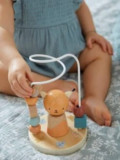 Boulier Les Amis De La Forêt En Bois FSC® Beige - Vertbaudet -Produits Pour Bébé boulier les amis de la foret en bois fsc 2