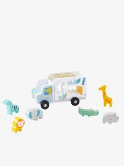 Camion D'encastrement Jungle En Bois FSC® Multicolore - Vertbaudet -Produits Pour Bébé camion dencastrement jungle en bois fsc 4