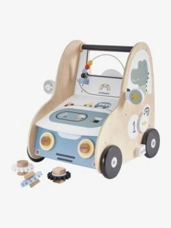 Chariot De Marche Avec Freins EN VOITURE SIMON En Bois FSC® Multicolore - Vertbaudet -Produits Pour Bébé chariot de marche avec freins en voiture simon en bois fsc 2