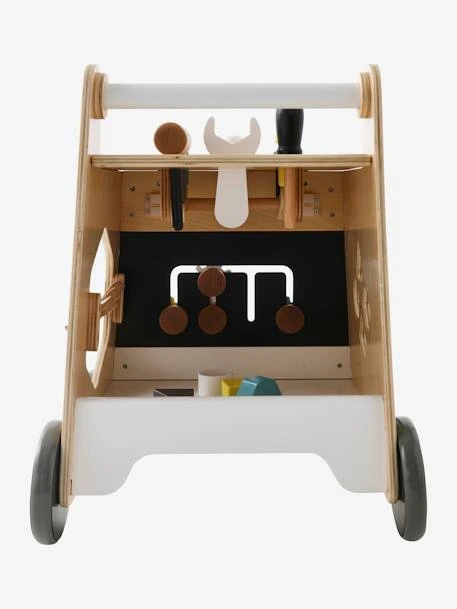 Chariot De Marche Bricolage En Bois FSC® Beige - Vertbaudet 7 Chariot De Marche Bricolage En Bois FSC® Beige - Vertbaudet – Image 5