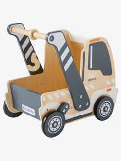 Chariot De Marche Camion En Bois FSC® Beige - Vertbaudet -Produits Pour Bébé chariot de marche camion en bois fsc 2
