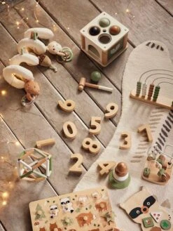 Coffret 3 Jeux D'éveil GREEN FOREST En Bois FSC® Multicolore - Vertbaudet -Produits Pour Bébé coffret 3 jeux deveil green forest en bois fsc 4