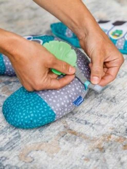 Coussin Piano évolutif 3 En 1 Infantino Gris Et Bleu - Infantino -Produits Pour Bébé coussin piano evolutif 3 en 1 infantino 2