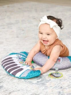 Coussin Piano évolutif 3 En 1 Infantino Gris Et Bleu - Infantino -Produits Pour Bébé coussin piano evolutif 3 en 1 infantino 4