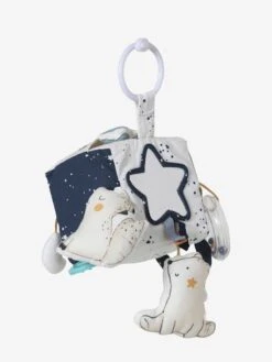Cube D'activités à Suspendre CÉLESTE Bleu - Vertbaudet -Produits Pour Bébé cube dactivites a suspendre celeste 5