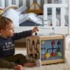 Cube D'activités à Tirer EN VOITURE SIMON En Bois FSC® Multicolore - Vertbaudet -Produits Pour Bébé cube dactivites a tirer en voiture simon en bois fsc