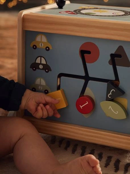 Cube D'activités à Tirer EN VOITURE SIMON En Bois FSC® Multicolore - Vertbaudet 5 Cube D'activités à Tirer EN VOITURE SIMON En Bois FSC® Multicolore - Vertbaudet – Image 3