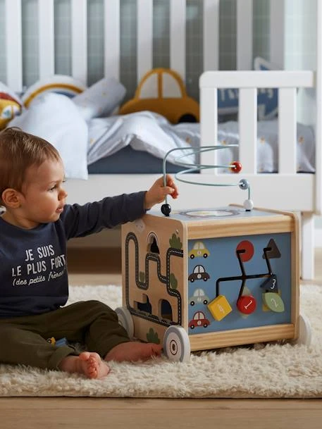 Cube D'activités à Tirer EN VOITURE SIMON En Bois FSC® Multicolore - Vertbaudet 3 Cube D'activités à Tirer EN VOITURE SIMON En Bois FSC® Multicolore - Vertbaudet