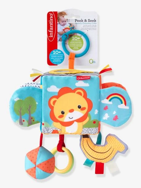 Cube D'Éveil Jungle - INFANTINO Multicolore - Infantino 4 Cube D'Éveil Jungle - INFANTINO Multicolore - Infantino – Image 2
