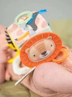 Cube D'Éveil Savane - TAF TOYS Orange - Taf Toys -Produits Pour Bébé cube deveil savane taf toys 3