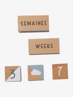 Cubes De L'âge Spécial Photos En Bois FSC® Multicolore - Vertbaudet -Produits Pour Bébé cubes de lage special photos en bois fsc 4