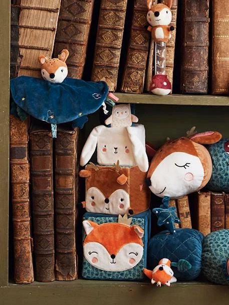 Cubes En Tissu Forêt Enchantée Vert - Vertbaudet 5 Cubes En Tissu Forêt Enchantée Vert - Vertbaudet – Image 3