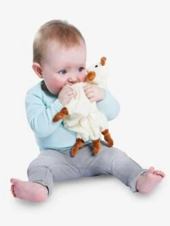 Doudou Avec Attache Sucette Sophie La Girafe VULLI Beige - Sophie La Girafe -Produits Pour Bébé doudou avec attache sucette sophie la girafe vulli 2