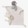 Doudou Carré En Coton Bio* Et Polyester + Hochet Rond LOVELY NATURE Blanc Moyen Uni Avec Decor - Vertbaudet 1 Doudou Carré En Coton Bio* Et Polyester + Hochet Rond LOVELY NATURE Blanc Moyen Uni Avec Decor - Vertbaudet -Produits Pour Bébé doudou carre en coton bio et polyester hochet rond lovely nature