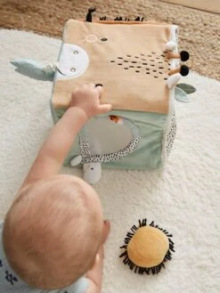 Grand Cube D'activités En Tissu TANZANIE Multicolore - Vertbaudet 12 Grand Cube D'activités En Tissu TANZANIE Multicolore - Vertbaudet -Produits Pour Bébé grand cube dactivites en tissu tanzanie 4