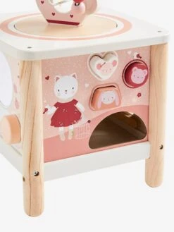 Grand Cube D'activités GRENIER En Bois FSC® Blanc - Vertbaudet -Produits Pour Bébé grand cube dactivites grenier en bois fsc 4