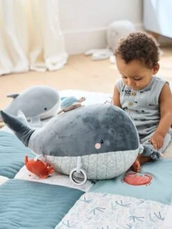 Grande Peluche D'activités SOUS L'OCÉAN Gris - Vertbaudet -Produits Pour Bébé grande peluche dactivites sous locean 2
