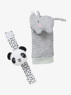 Hochets Mains Et Pieds TANZANIE Multicolore - Vertbaudet -Produits Pour Bébé hochets mains et pieds tanzanie 2