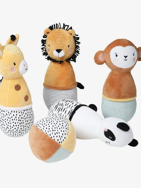 Jeu De Quilles En Tissu TANZANIE Multicolore - Vertbaudet 4 Jeu De Quilles En Tissu TANZANIE Multicolore - Vertbaudet – Image 2