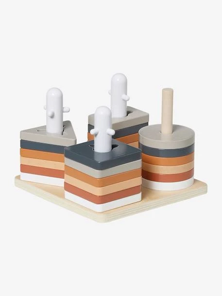 Jeu Des Formes à Empiler En Bois FSC® Multicolore - Petits Jouets - Vertbaudet 3 Jeu Des Formes à Empiler En Bois FSC® Multicolore - Petits Jouets - Vertbaudet