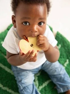 Jouet De Dentition Pépita La Pomme - OLI & CAROL Jaune - Oli Et Carol -Produits Pour Bébé jouet de dentition pepita la pomme oli carol 5