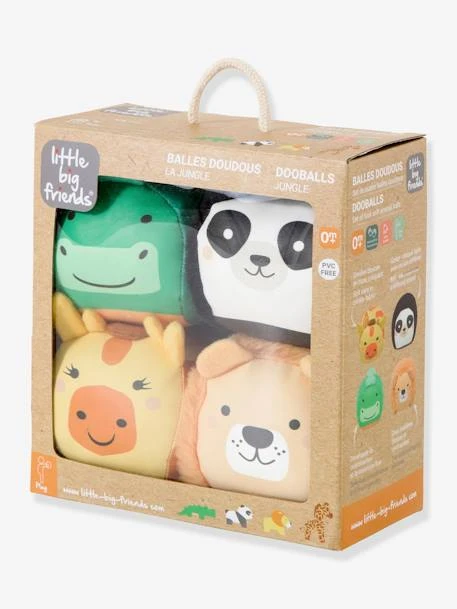 Les Dooballs - Set De 4 Balles Doudous - BABYTOLOVE Multicolore - 353 5 Les Dooballs - Set De 4 Balles Doudous - BABYTOLOVE Multicolore - 353 – Image 3