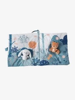 Livre D'éveil + Peluches En Velours Forêt Enchantée Multicolore - Vertbaudet -Produits Pour Bébé livre deveil peluches en velours foret enchantee 5