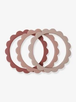 Produits Pour Bébé -Produits Pour Bébé lot de 3 bracelets de dentition fleur mushie 1