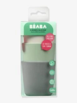Lot De 3 Verres En Silicone BEABA Multicolore - Beaba -Produits Pour Bébé lot de 3 verres en silicone beaba 2