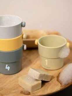 Lot De 4 Gobelets De Bain Little Goose - LITTLE DUTCH Multicolore - Little Dutch -Produits Pour Bébé lot de 4 gobelets de bain little goose little dutch 1