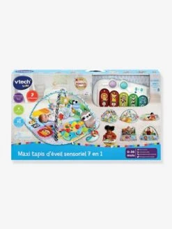 Maxi Tapis D'Eveil Sensoriel 7 En 1 - VTECH Multicolore - Toutes Les Marques -Produits Pour Bébé maxi tapis deveil sensoriel 7 en 1 vtech 2