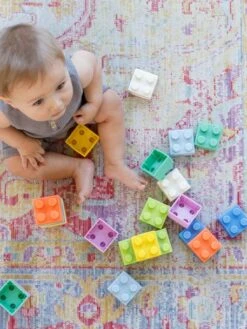 Mes Premières Briques Souples - INFANTINO Multicolore - Infantino -Produits Pour Bébé mes premieres briques souples infantino 3