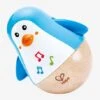 Pingouin Culbuto Musical HAPE Bleu - Hape -Produits Pour Bébé pingouin culbuto musical hape