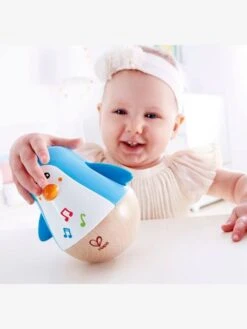 Pingouin Culbuto Musical HAPE Bleu - Hape -Produits Pour Bébé pingouin culbuto musical hape 3