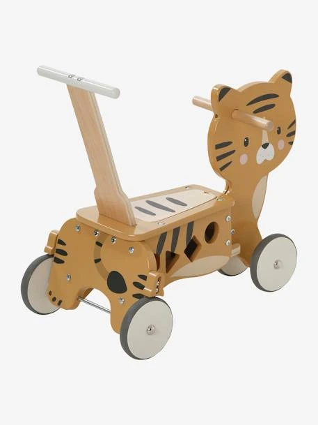 Porteur Chariot De Marche 2 En 1 En Bois FSC® Bois - Vertbaudet 4 Porteur Chariot De Marche 2 En 1 En Bois FSC® Bois - Vertbaudet – Image 2