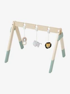 Portique D'éveil En Bois FSC® Multicolore - Vertbaudet -Produits Pour Bébé portique deveil en bois fsc 3
