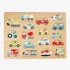 Puzzle Des Véhicules En Bois FSC® Multicolore - Vertbaudet -Produits Pour Bébé puzzle des vehicules en bois fsc