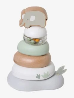 Pyramide à Empiler En Bois FSC® Rose - Vertbaudet -Produits Pour Bébé pyramide a empiler en bois fsc 2