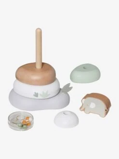 Pyramide à Empiler En Bois FSC® Rose - Vertbaudet -Produits Pour Bébé pyramide a empiler en bois fsc 4