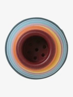 Pyramide à Empiler En Silicone Multicolor - Vertbaudet -Produits Pour Bébé pyramide a empiler en silicone 2