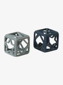 Set De 2 Cubes En Silicone Bleu - Vertbaudet -Produits Pour Bébé set de 2 cubes en silicone 3