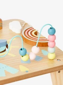 Table D'activités Petits Sioux En Bois FSC® Multicolore - Vertbaudet -Produits Pour Bébé table dactivites petits sioux en bois fsc 5